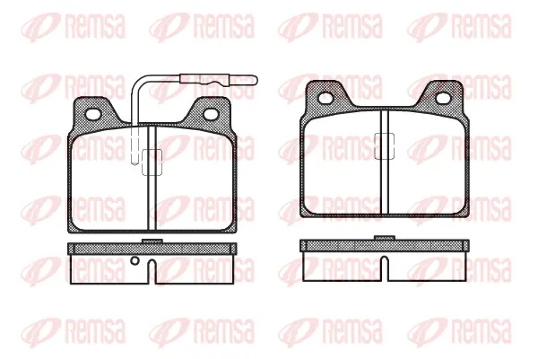 Brake Pad Set, disc brake (0068 02)