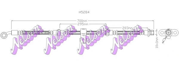 Brake Hose (H5284)