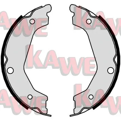 Brake Shoe Set, parking brake (09930)