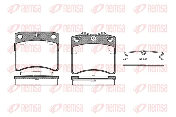 Brake Pad Set, disc brake (0385 10)