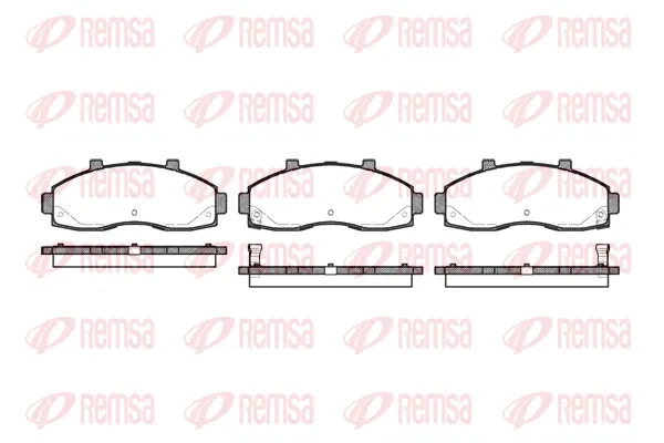 Brake Pad Set, disc brake (0662 02)