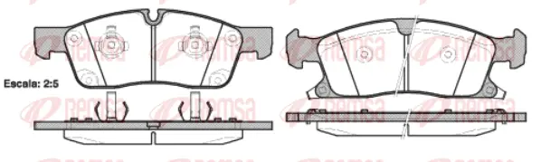 Brake Pad Set, disc brake (1430 02)