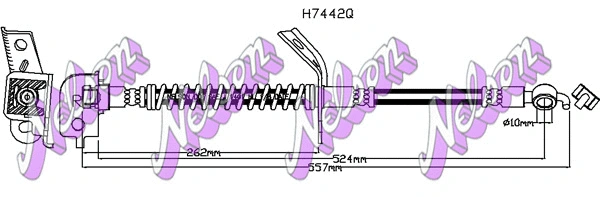Brake Hose (H7442Q)