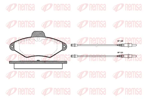 Brake Pad Set, disc brake (0438 04)