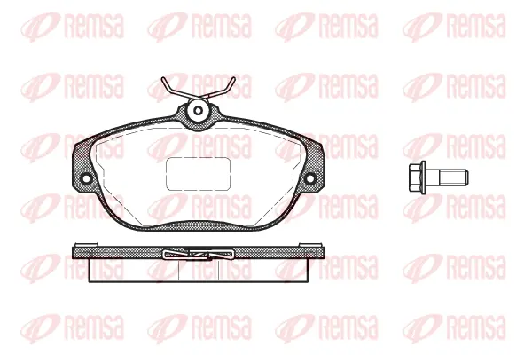 Brake Pad Set, disc brake (0368 10)