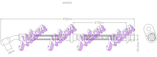 Brake Hose (H4421)