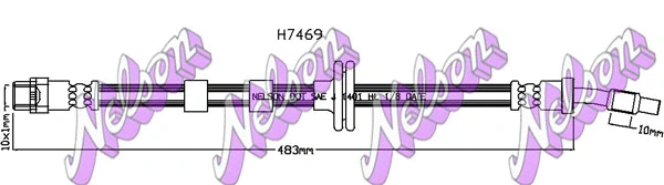 Brake Hose (H7469)