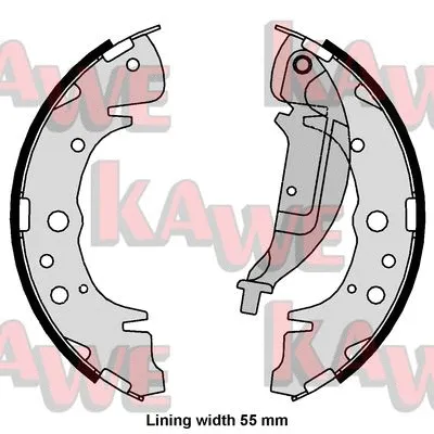 Brake Shoe Set (01061)