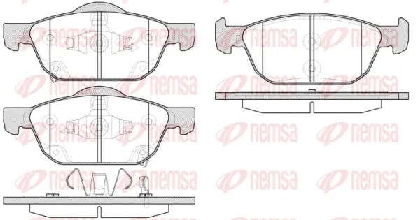 Brake Pad Set, disc brake (1552 02)