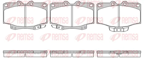 Brake Pad Set, disc brake (0430 04)
