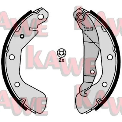 Brake Shoe Set (08130)