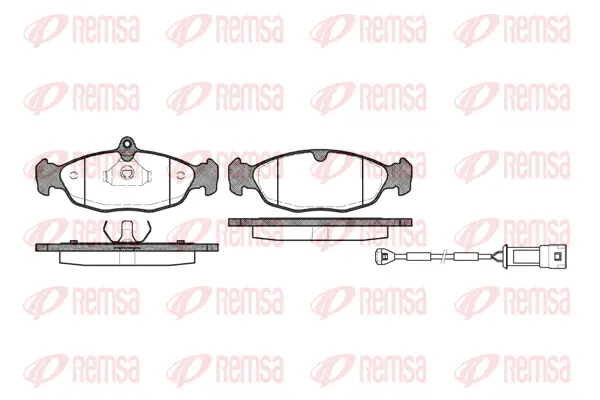 Brake Pad Set, disc brake (0393 22)