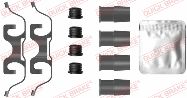 Accessory Kit, disc brake pad (109-0085)