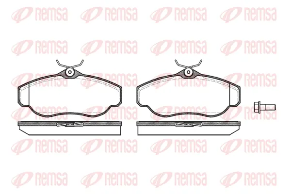 Brake Pad Set, disc brake (0576 00)