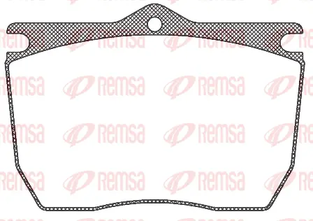 Brake Pad Set, disc brake (JCA824.20)