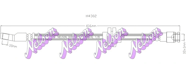 Brake Hose (H4302)