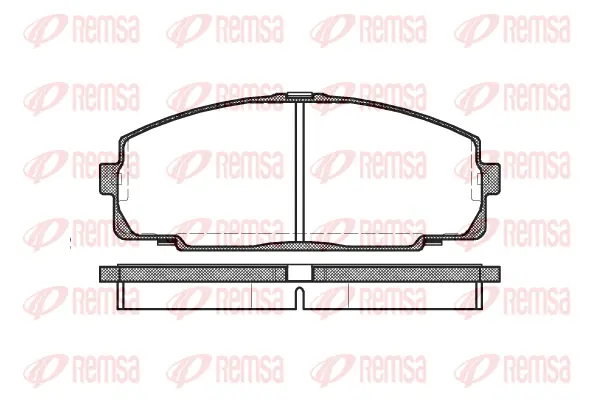 Brake Pad Set, disc brake (0421 00)