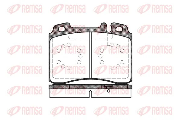 Brake Pad Set, disc brake (0379 00)