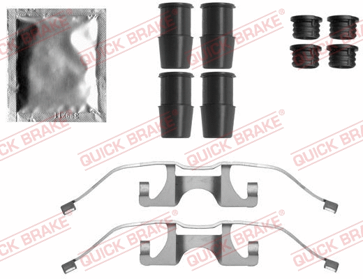 Accessory Kit, disc brake pad (109-1849)