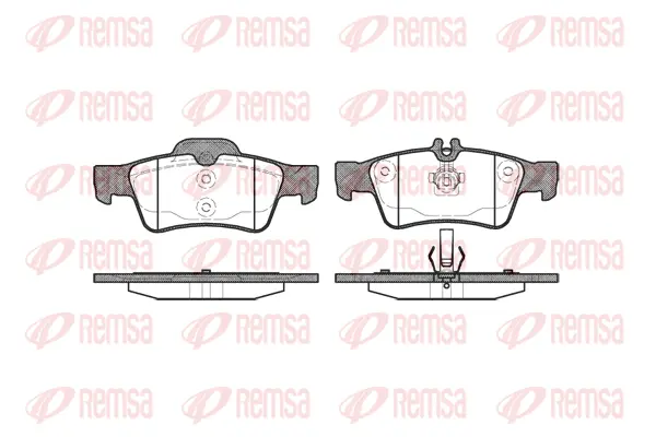 Brake Pad Set, disc brake (0991 00)