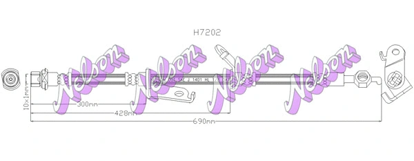 Brake Hose (H7202)