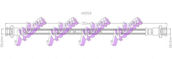 Brake Hose (H1554)