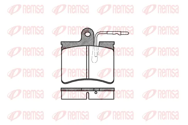 Brake Pad Set, disc brake (0125 04)