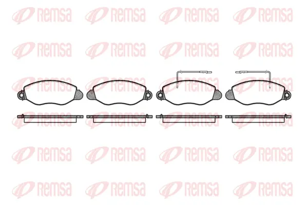 Brake Pad Set, disc brake (0772 22)