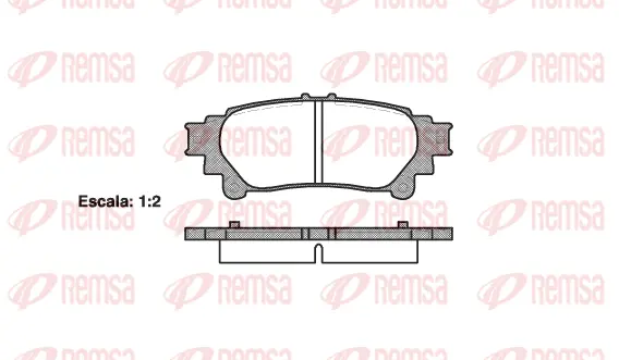 Brake Pad Set, disc brake (1395 00)