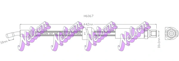 Brake Hose (H6067)