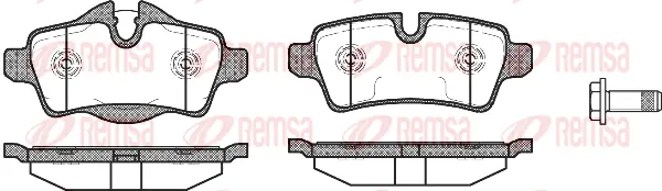 Brake Pad Set, disc brake (1344 00)