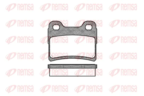 Brake Pad Set, disc brake (0417 10)