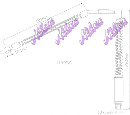 Brake Hose (H3958)