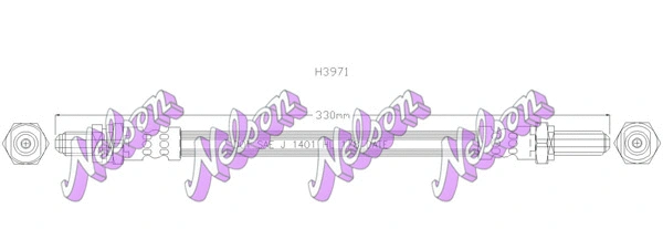Brake Hose (H3971)