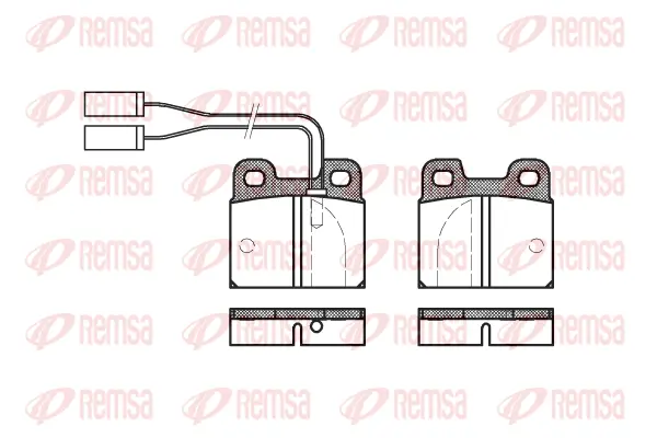 Brake Pad Set, disc brake (0005 01)