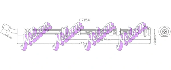 Brake Hose (H7154)