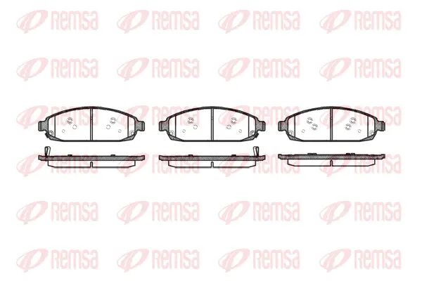 Brake Pad Set, disc brake (1173 02)