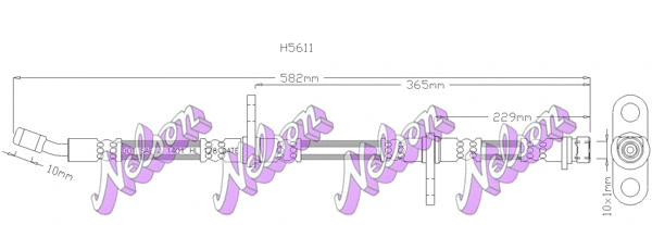Brake Hose (H5611)