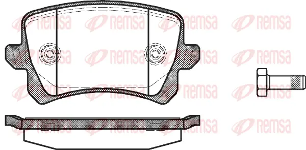 Brake Pad Set, disc brake (1342 00)