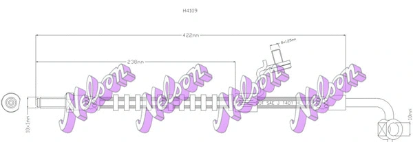 Brake Hose (H4109)