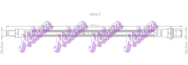 Brake Hose (H5417)