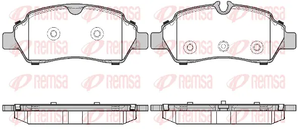 Brake Pad Set, disc brake (1605 00)