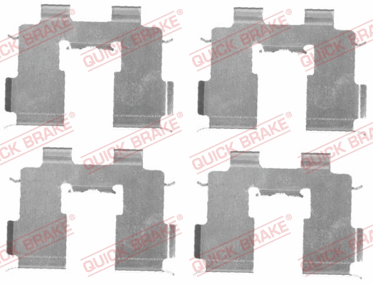 Accessory Kit, disc brake pad (109-1717)