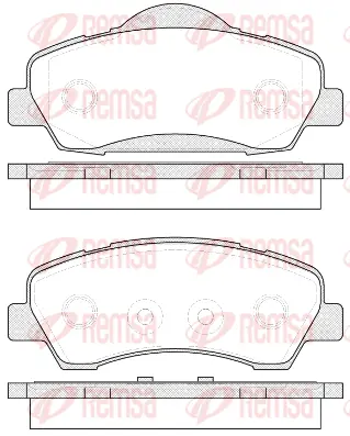 Brake Pad Set, disc brake (1530 00)