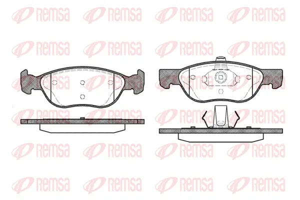 Brake Pad Set, disc brake (0587 00)