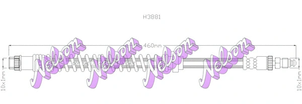Brake Hose (H3881)