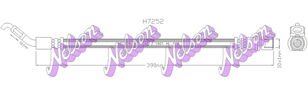 Brake Hose (H7252)