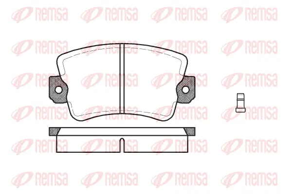 Brake Pad Set, disc brake (0061 02)