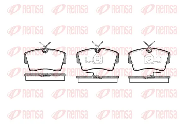 Brake Pad Set, disc brake (0173 00)