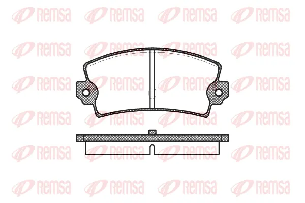 Brake Pad Set, disc brake (0021 40)